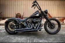 Softail slim wheel conversion 