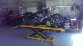 Motorcycle lift nightmare