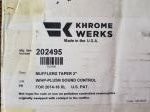 Selling Krome Werks Mufflers